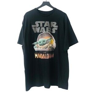 New! Disney Parks Star Wars The Mandalorian The Child Men’s Graphic T Shirt